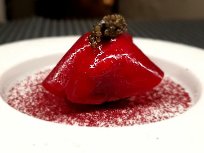 La cuisine inventive d'Olivier Beurné sans cesse réinventée