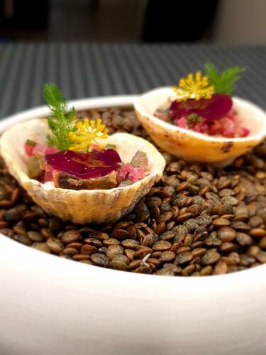 La cuisine inventive d'Olivier Beurné sans cesse renouvelée