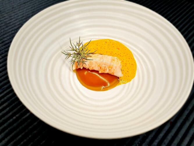 La cuisine inventive d'Olivier Beurné sans cesse renouvelée