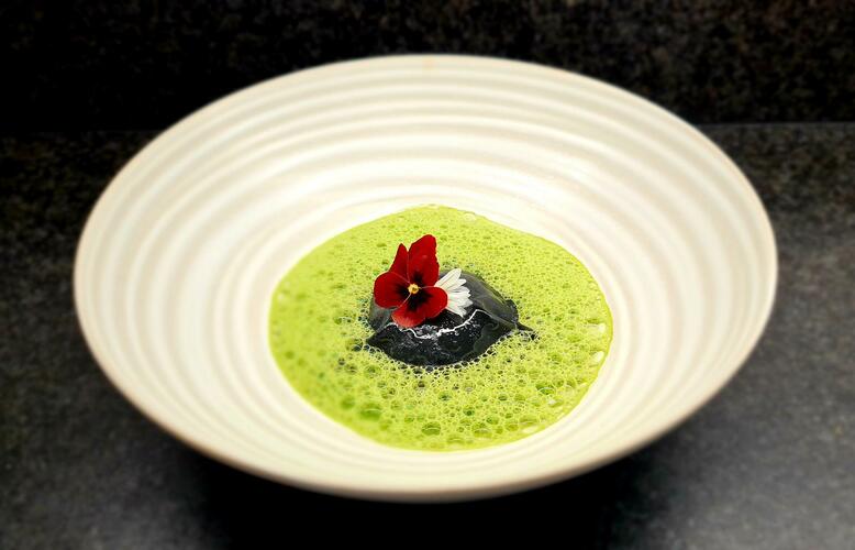 La cuisine inventive d'Olivier Beurné sans cesse renouvelée